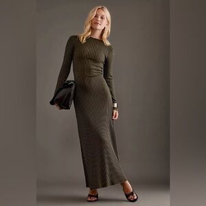 SAMSOE Sacrane Ribbed Knit Dress